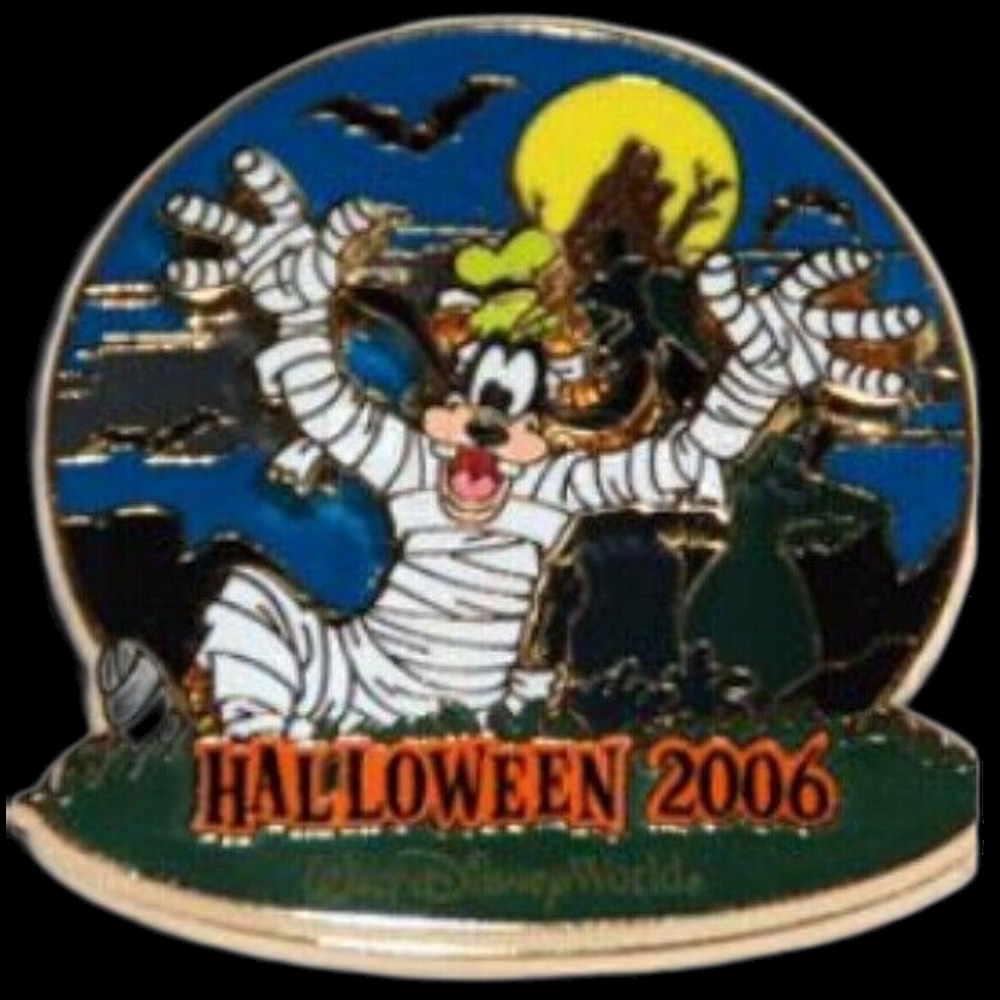 Disney Pin SPLASH MOUNTAIN Haunted Halloween Scary GOOFY Mummy LE 2000 49733